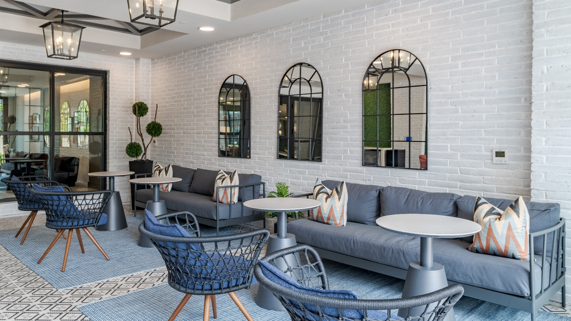 Photo of outdoor lounge