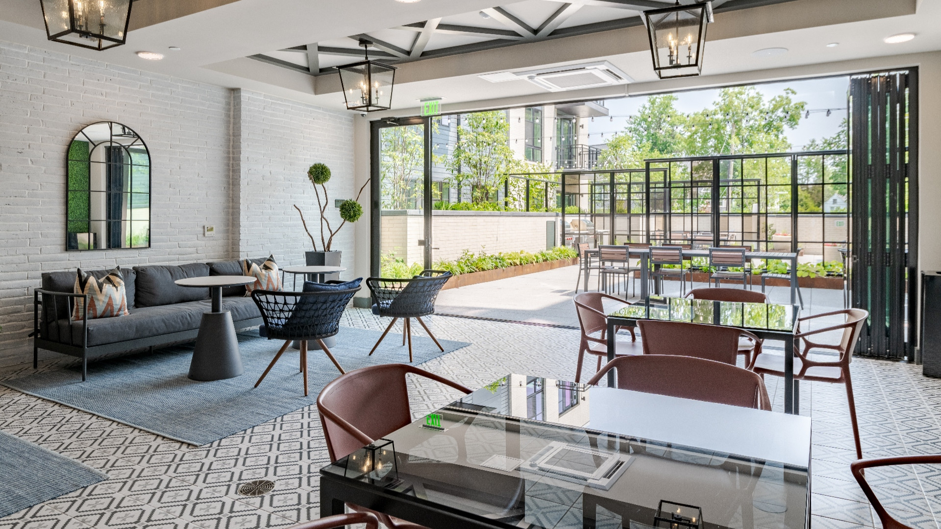 Photo of outdoor lounge