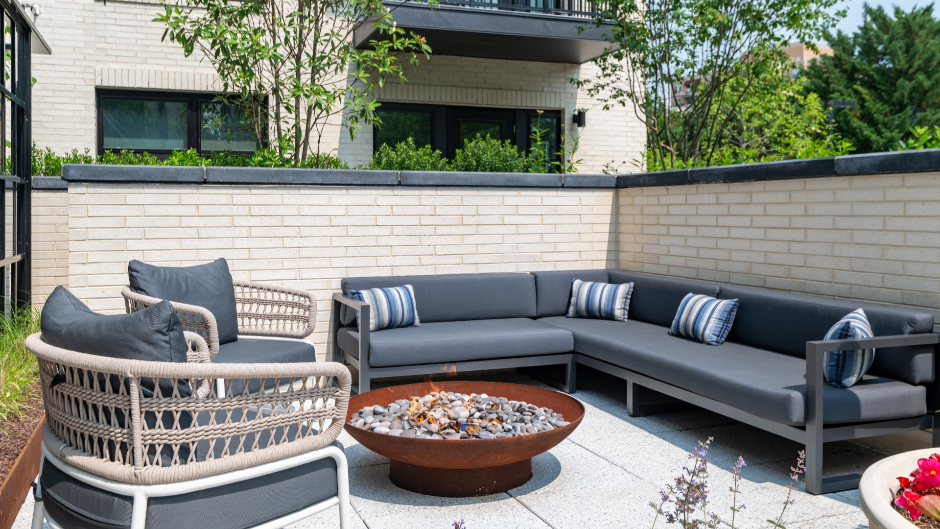 Photo of outdoor seating